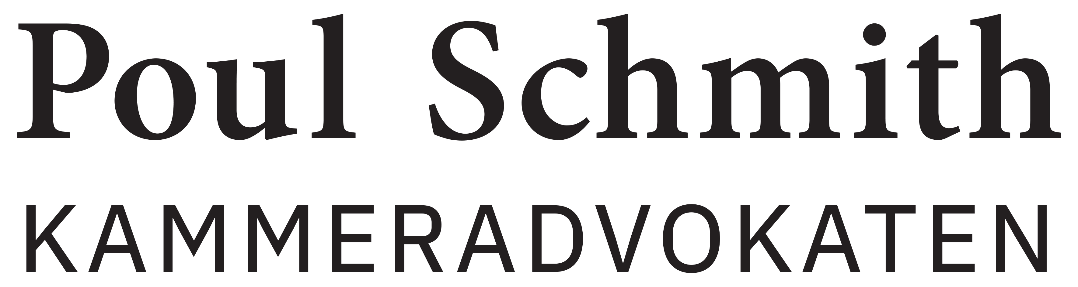 Poul Schmith/Kammeradvokatens logo