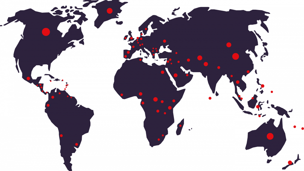 International_World map for Manifesto_Ungdommens Røde Kors_2022