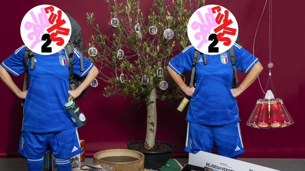 To Sultne Piger ved deres Italienstræ