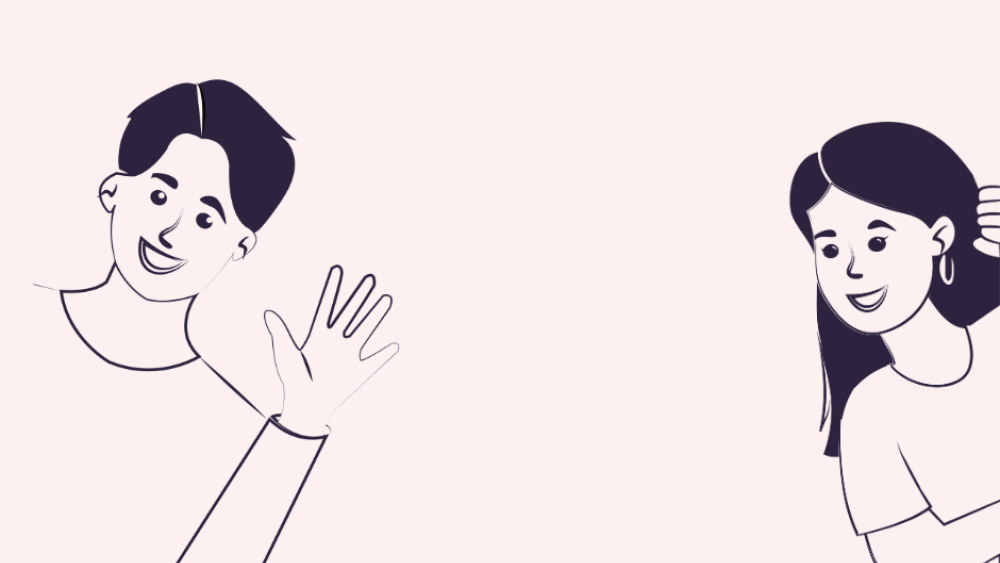 illustration af frivillige